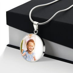 Circle Necklace - Engraving